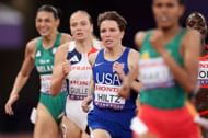 Nikki Hiltz of Team United States during the World Athletics Championships at the National Stadium in Tokyo, Japan. (Photo by Getty Images)